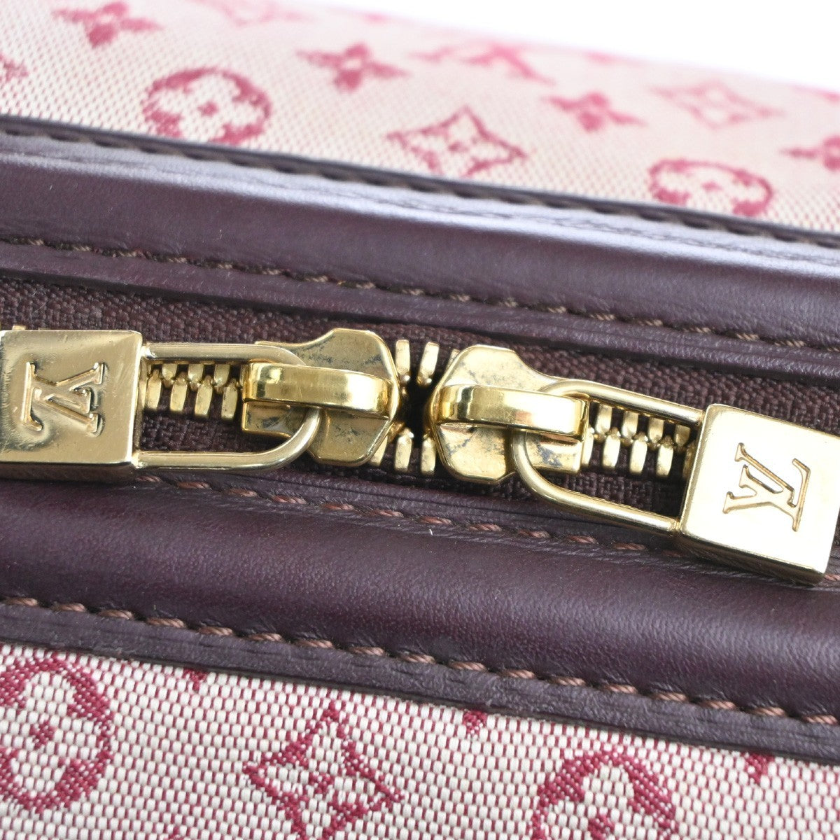 LOUIS VUITTON Josephine GM Hand Bag Monogram Mini Canvas Pink M92311 80MA336