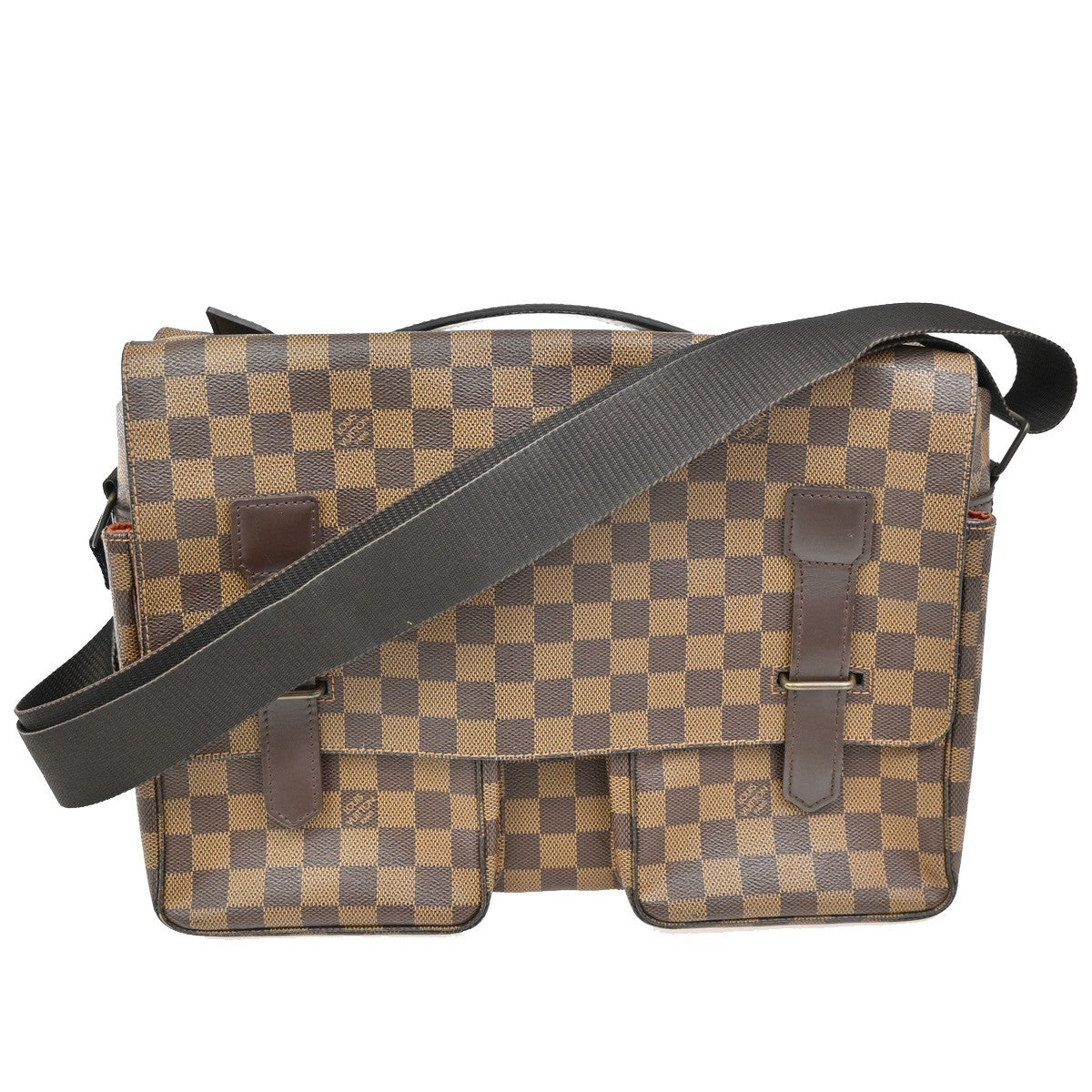 LOUIS VUITTON Broadway Satchel Shoulder Bag Damier Ebene Leather N42270 16TA116