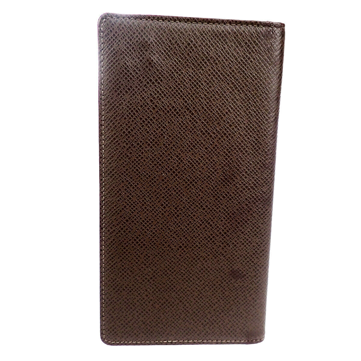 LOUIS VUITTON Porte Valeurs Cartes Credit Long Wallet Taiga Brown M30392 02YA409