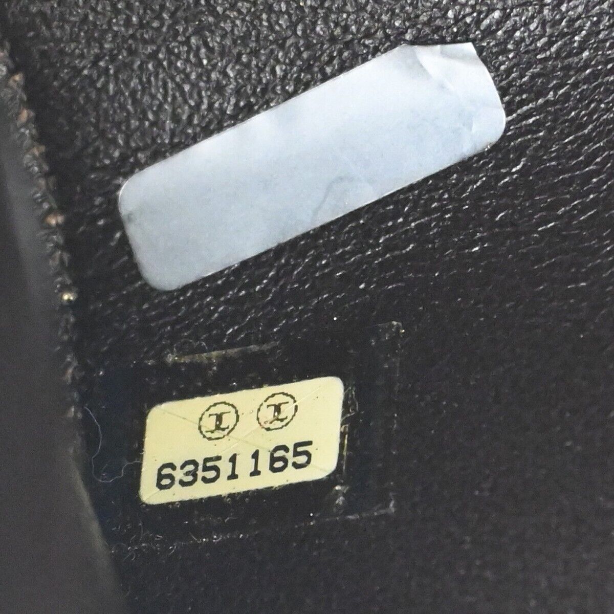 CHANEL 2.55 Zebra Chain Mini Hand Bag Fur Leather Black Gold France 629RH277