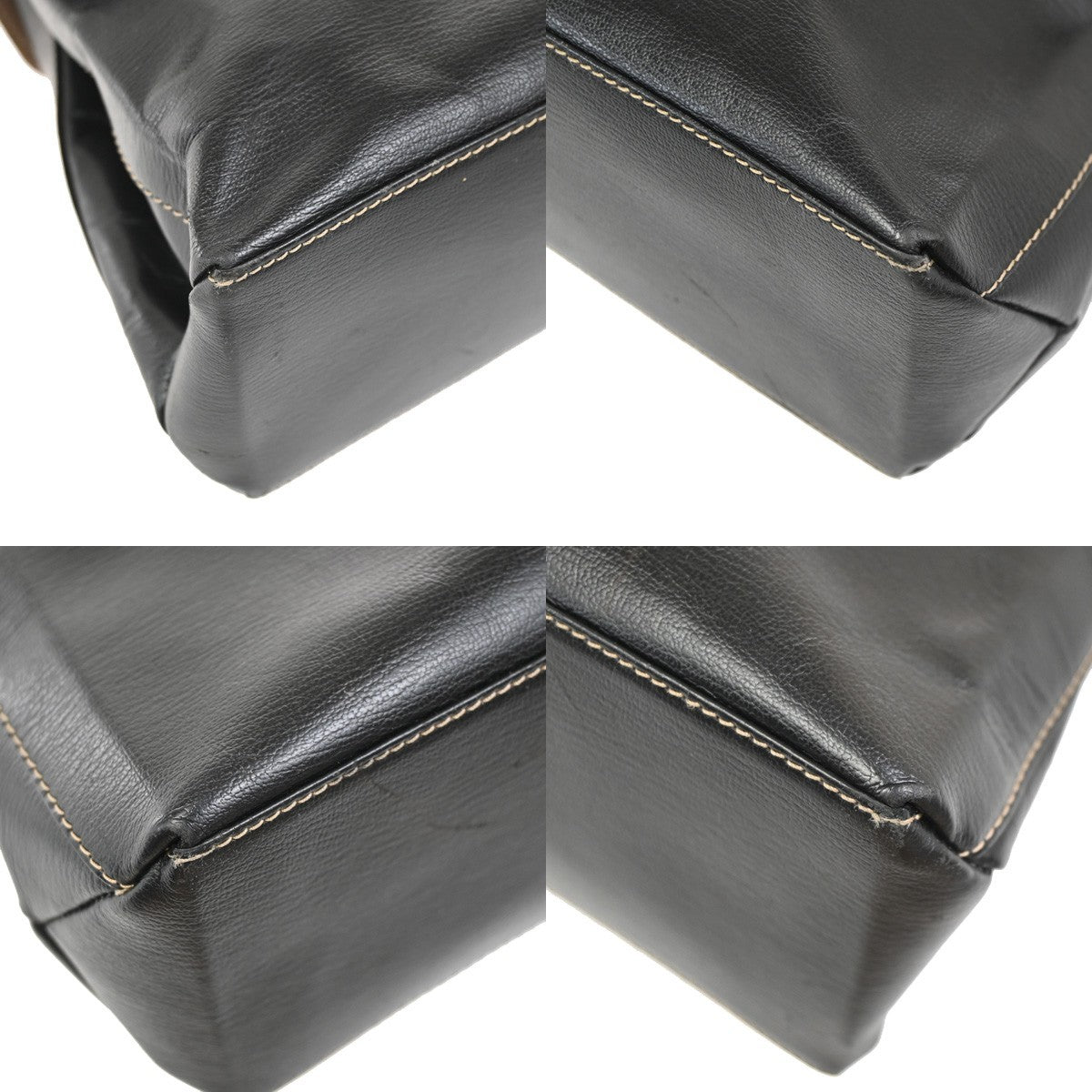 LOEWE Velazquez Twist Handle 2Way Shoulder Hand Bag Leather BN BK GHW 83KC689