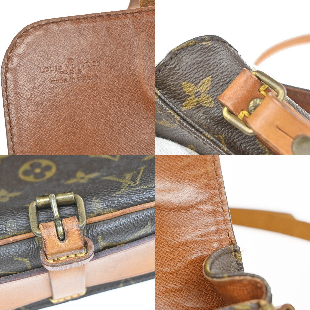 LOUIS VUITTON Mini Cartouchiere Shoulder Bag Monogram Leather BN M51254 36MA565