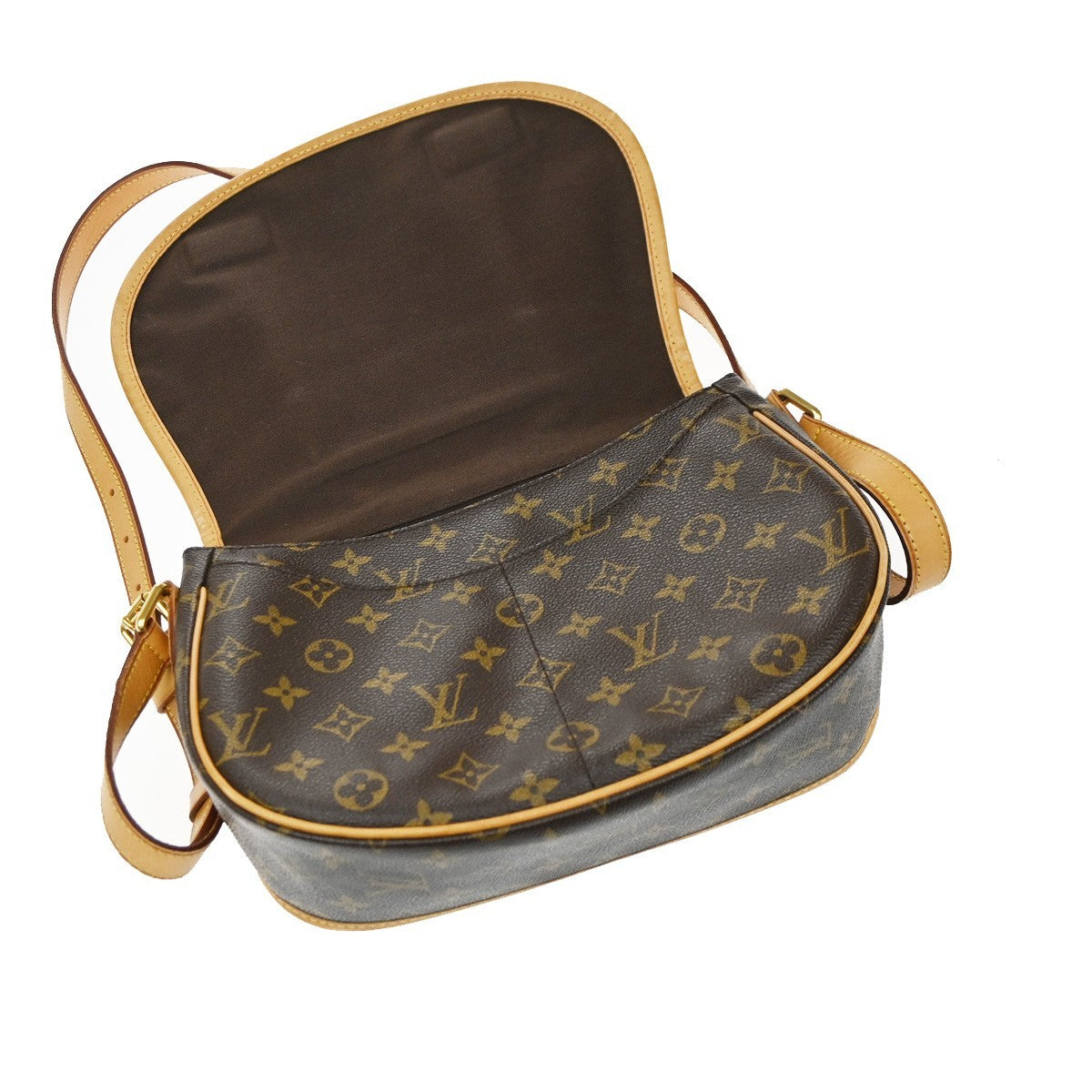 LOUIS VUITTON Menilmontant PM Shoulder Bag Monogram Leather BN M40474 13CA936