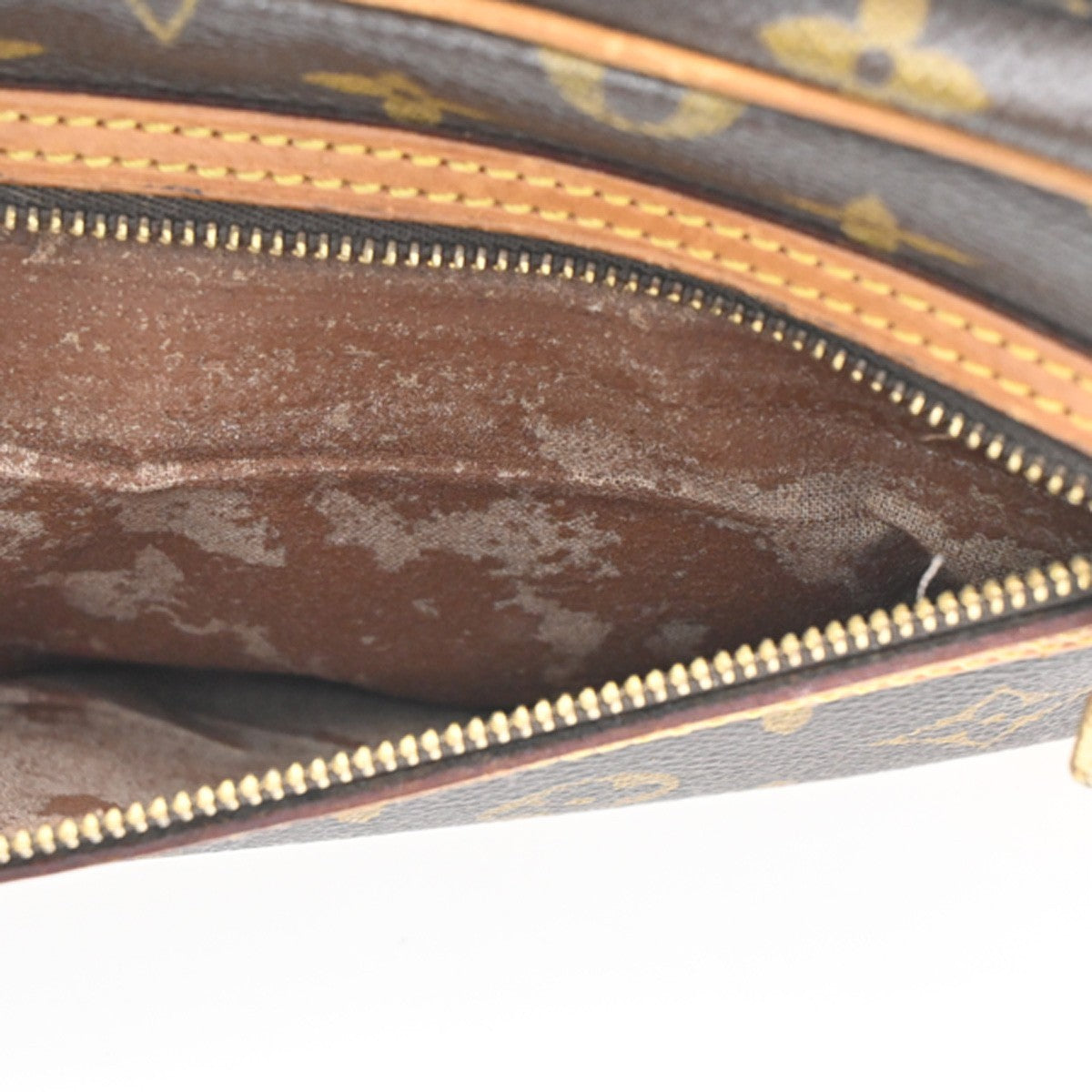 LOUIS VUITTON Marly Dragonne GM Clutch Hand Bag Monogram Brown M51825 66CA558