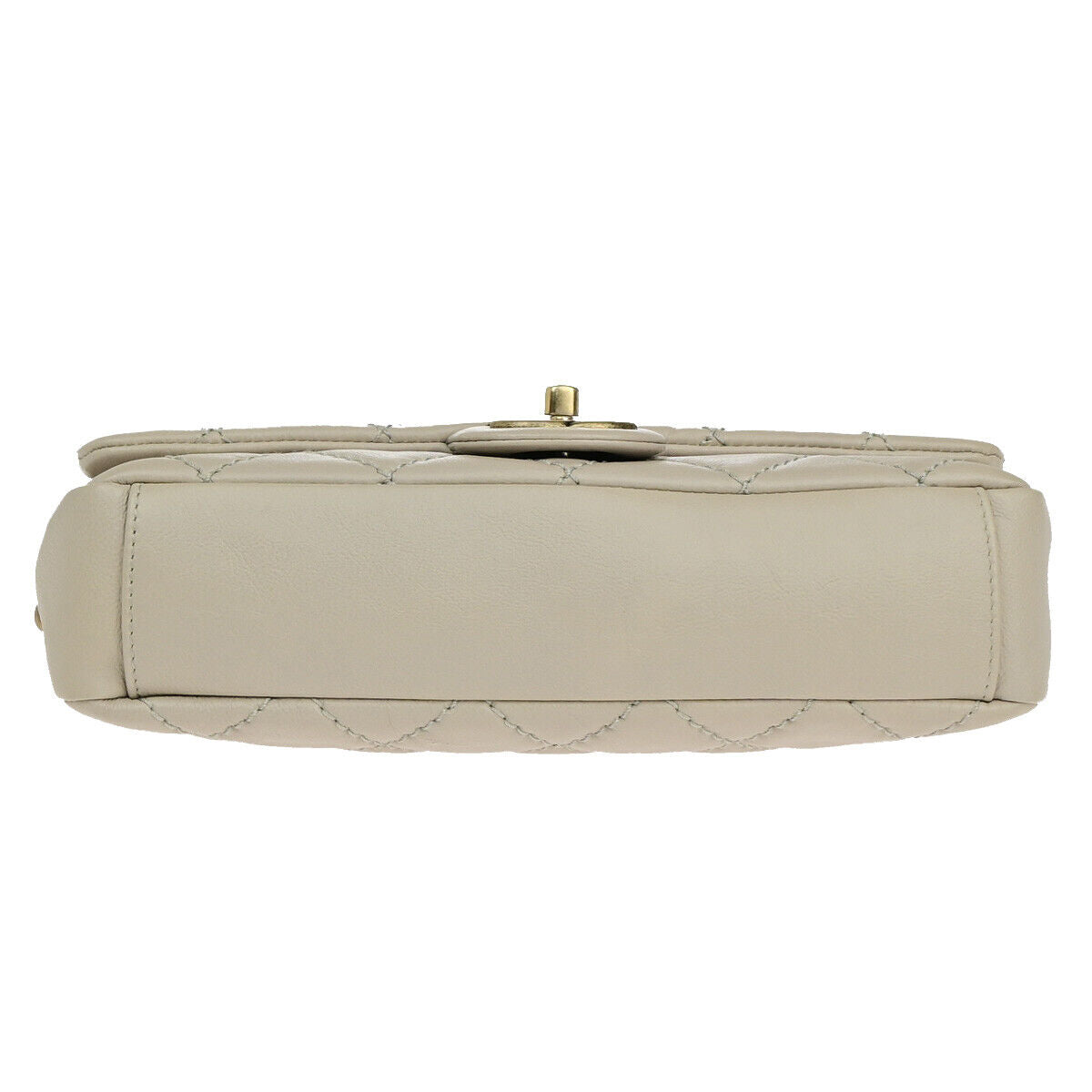 CHANEL CC Matelasse 25 2Way Chain Shoulder Hand Bag Leather Beige GHW 805RJ967