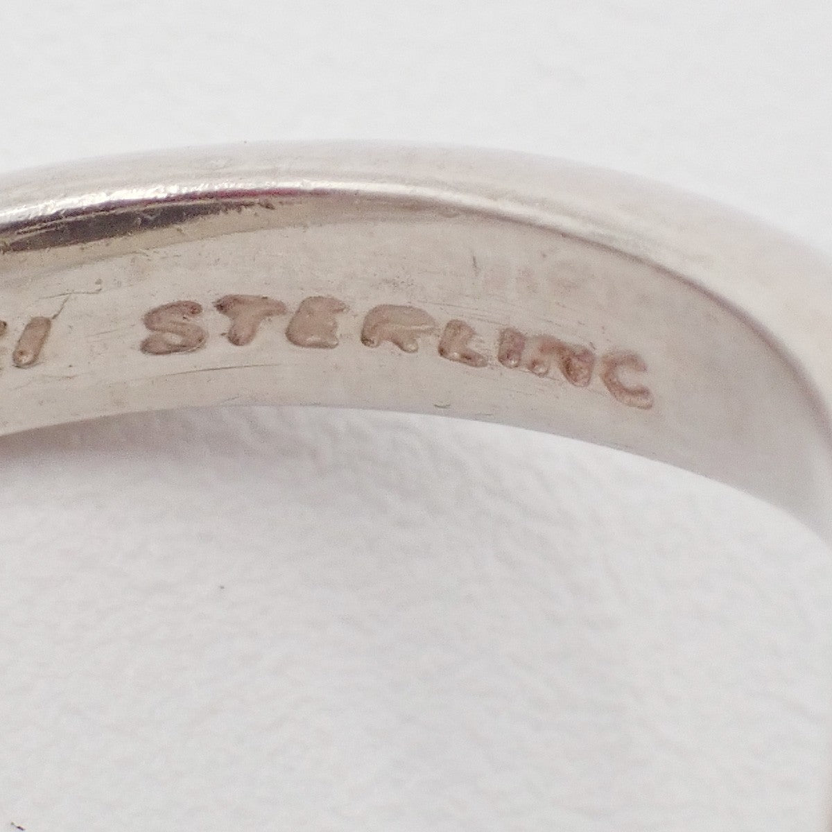 TIFFANY & CO. Elsa Peretti Open Heart Ring JP 9 US 5 Sterling Silver 925 09KC822