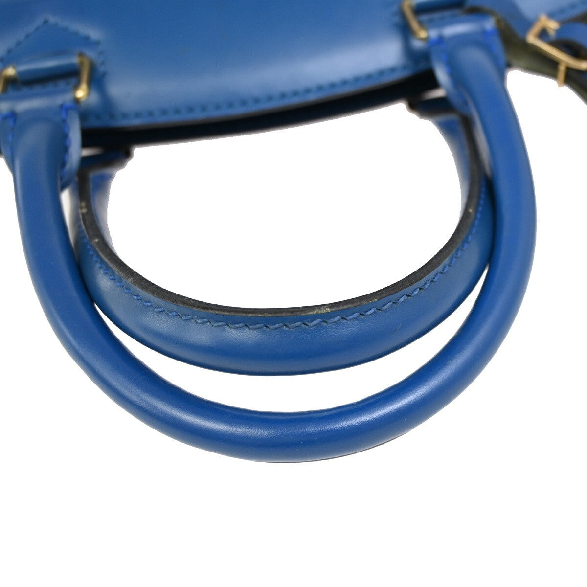 LOUIS VUITTON LV Logo Riviera Hand Bag Epi Leather Blue France M48185 67EE771