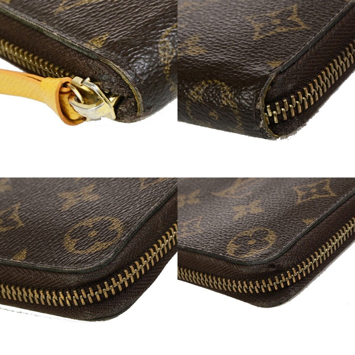 LOUIS VUITTON Portefeuille Clemence Long Wallet Monogram Brown M60744 83ED165