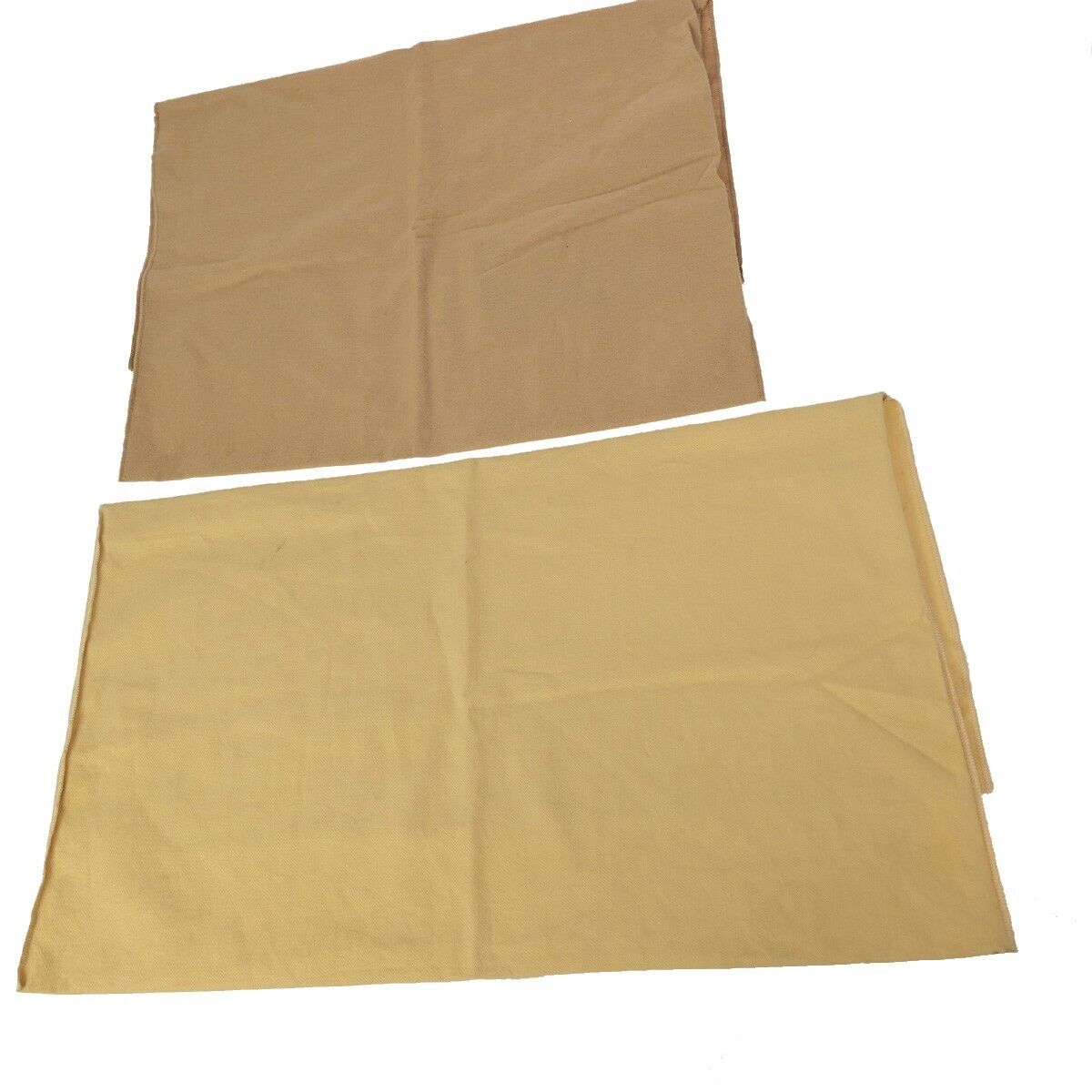 LOUIS VUITTON Logo 10 Set Dust Bag Drawstring Canvas Cotton Beige Brown 09FA768