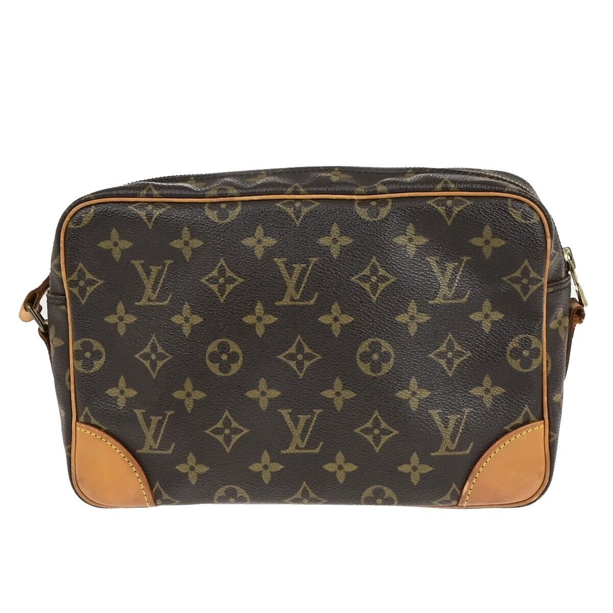 LOUIS VUITTON Trocadero 27 Shoulder Bag Monogram Leather Brown M51274 04ED333