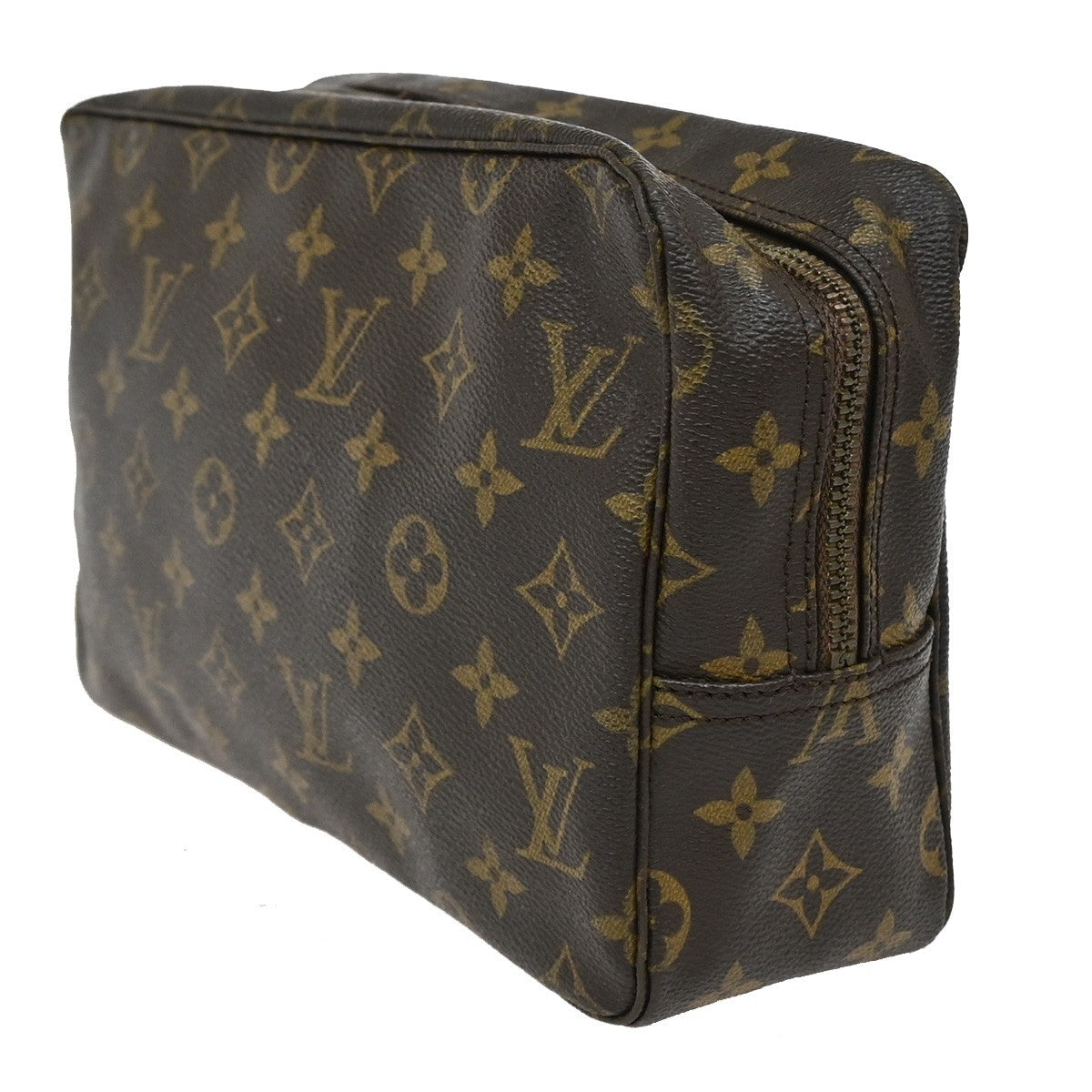 LOUIS VUITTON Trousse Toilette 28 Clutch Hand Bag Monogram Brown M47522 02AA096
