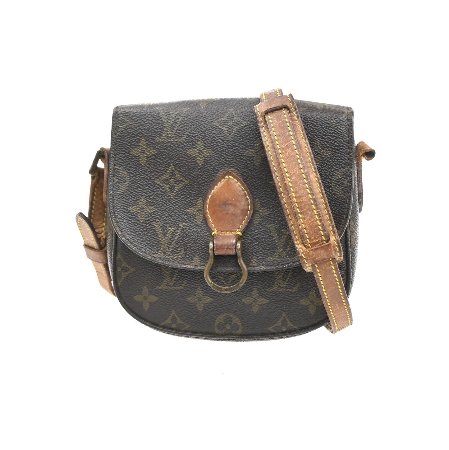 LOUIS VUITTON Mini Saint Cloud Shoulder Bag Monogram Leather BN M51244 38MA657