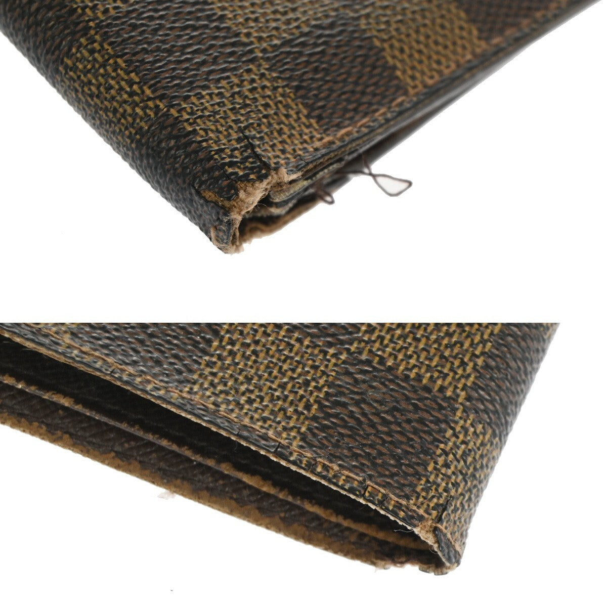 LOUIS VUITTON 4 Set Long Compact Wallet Monogram Epi Damier Leather 38GA632