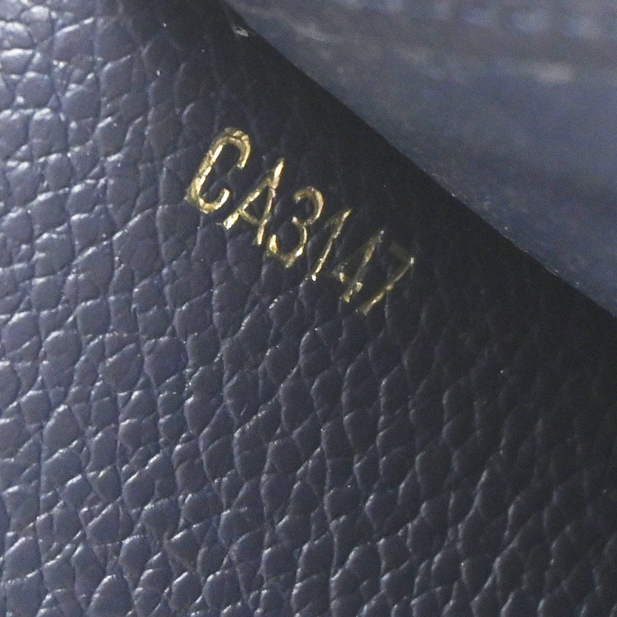 LOUIS VUITTON Portefeuille Sarah Wallet Monogram Empreinte Blue M62125 30KB649