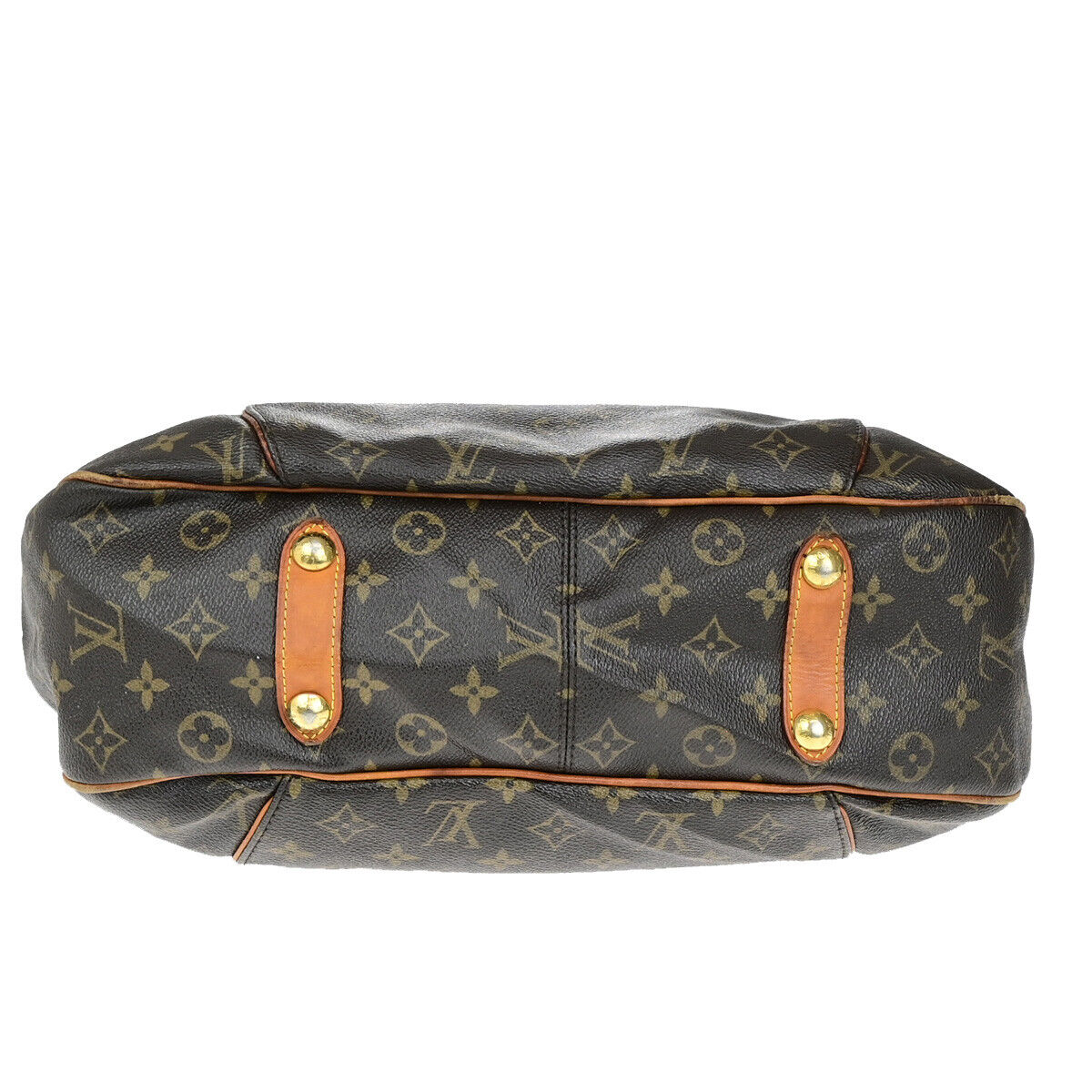 LOUIS VUITTON Galliera PM Shoulder Bag Monogram Leather Brown GD M56382 78YG580