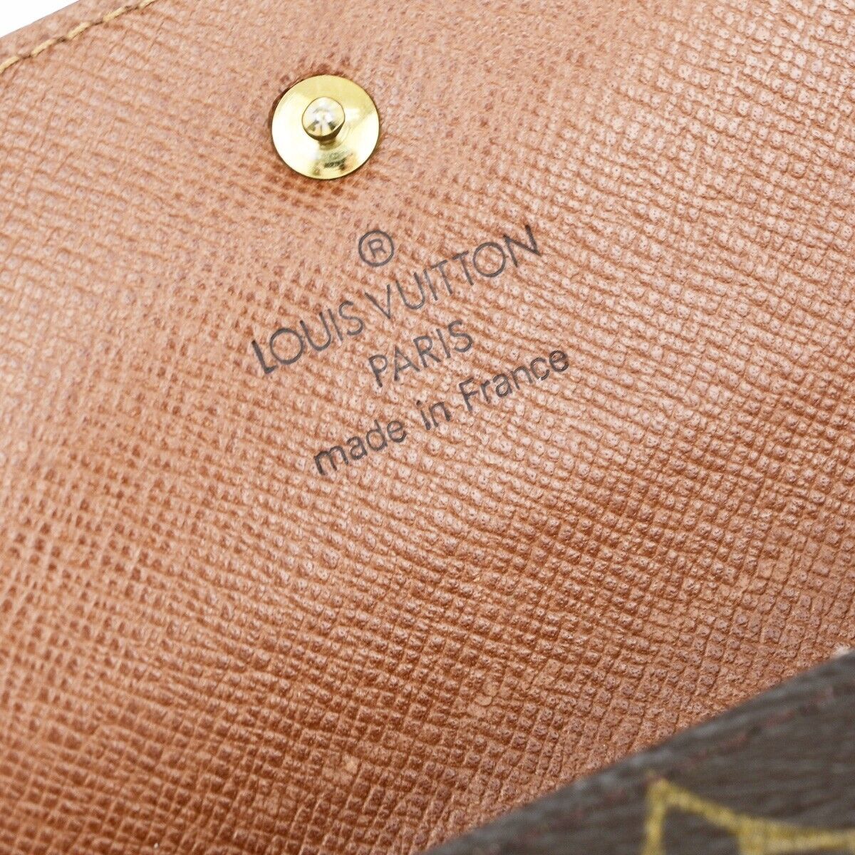 LOUIS VUITTON International Long Trifold Wallet Monogram Brown M61215 02EB176