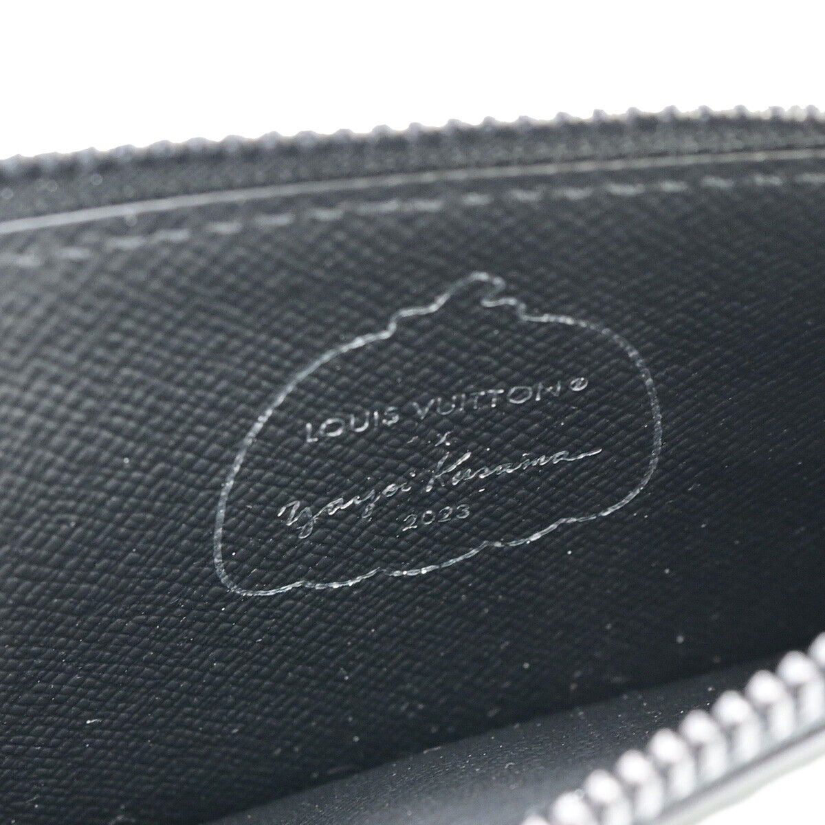 LOUIS VUITTON LV x YK Coin Card Holder Monogram Eclipse Dot Black 21RJ819