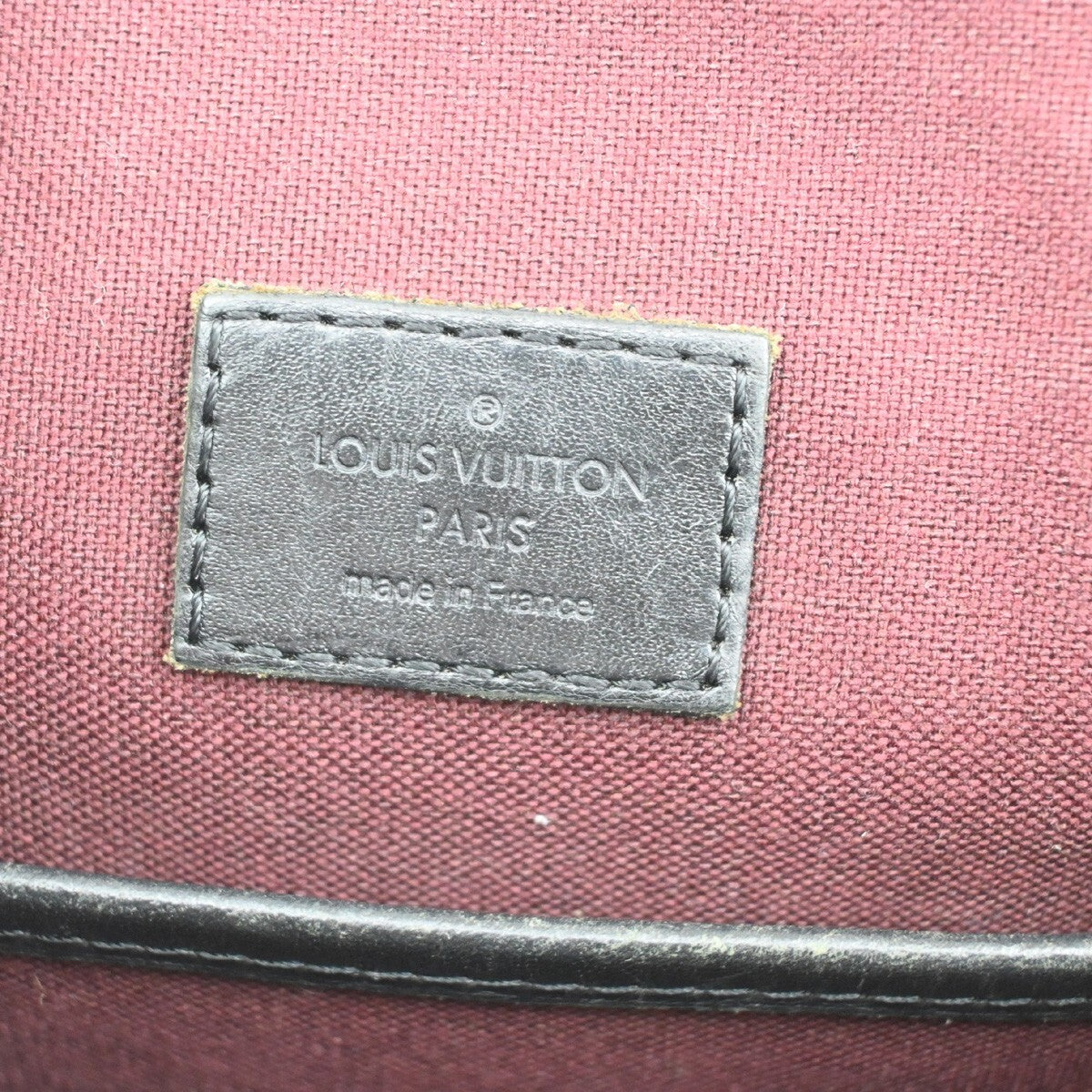 LOUIS VUITTON Bass PM Shoulder Bag Monogram Macassar Leather BN M56717 98EE302