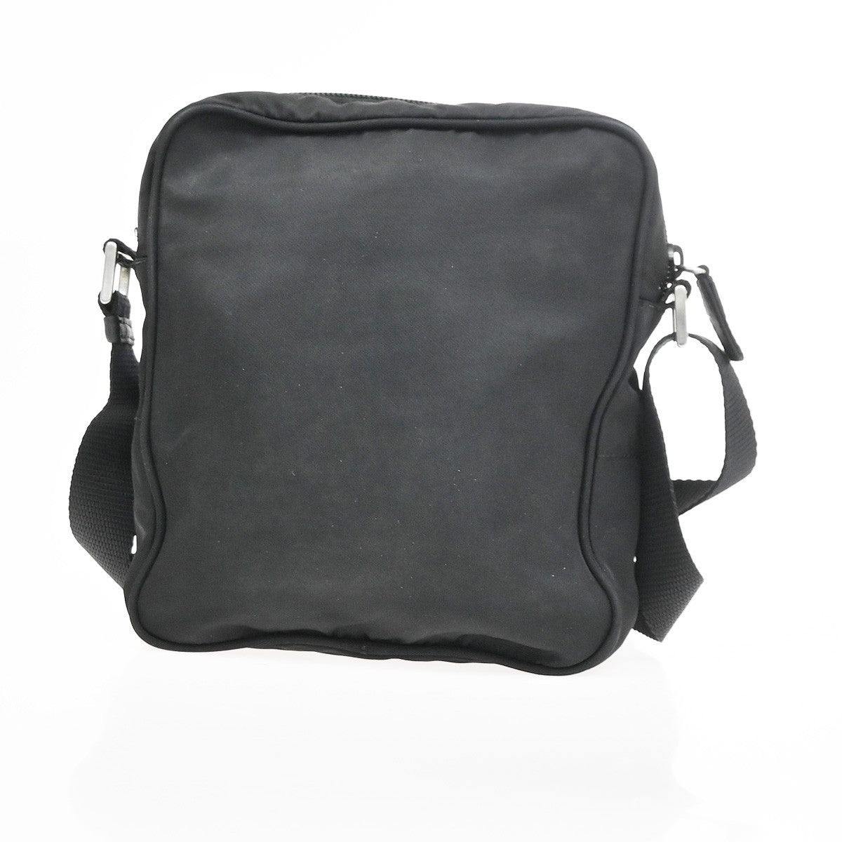 PRADA  Sport Line Shoulder Crossbody Bag Nylon Leather Canvas Black SHW 07KD090