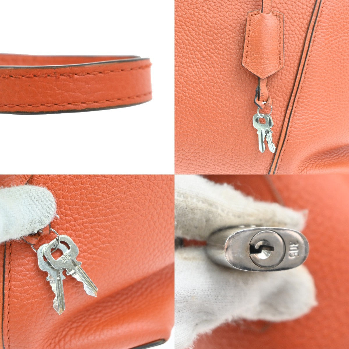 LOUIS VUITTON Parnassea Lockit MM Shoulder Hand Bag Leather OE France 603MA352