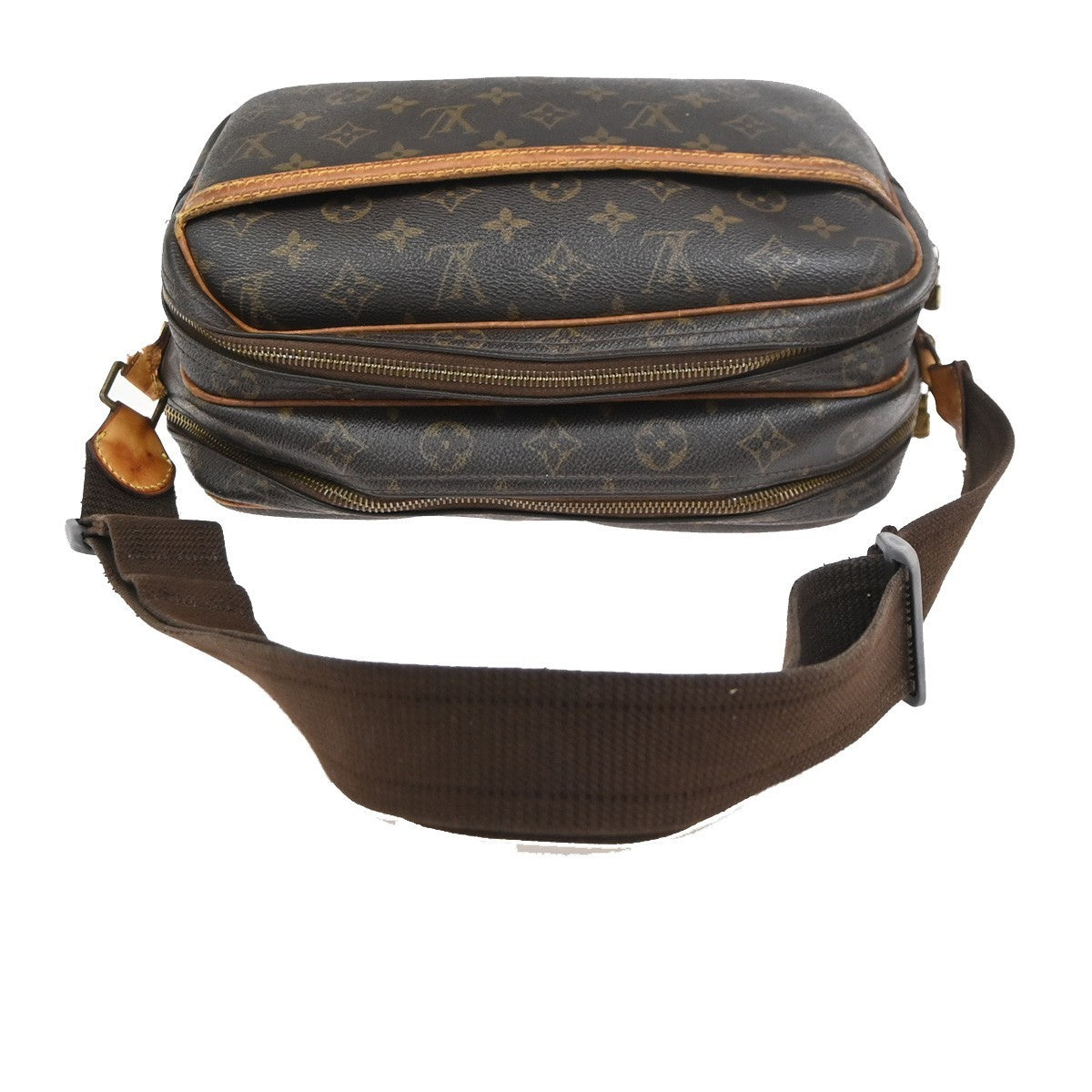 LOUIS VUITTON Reporter PM Crossbody Shoulder Bag Monogram Leather M45254 36KC824