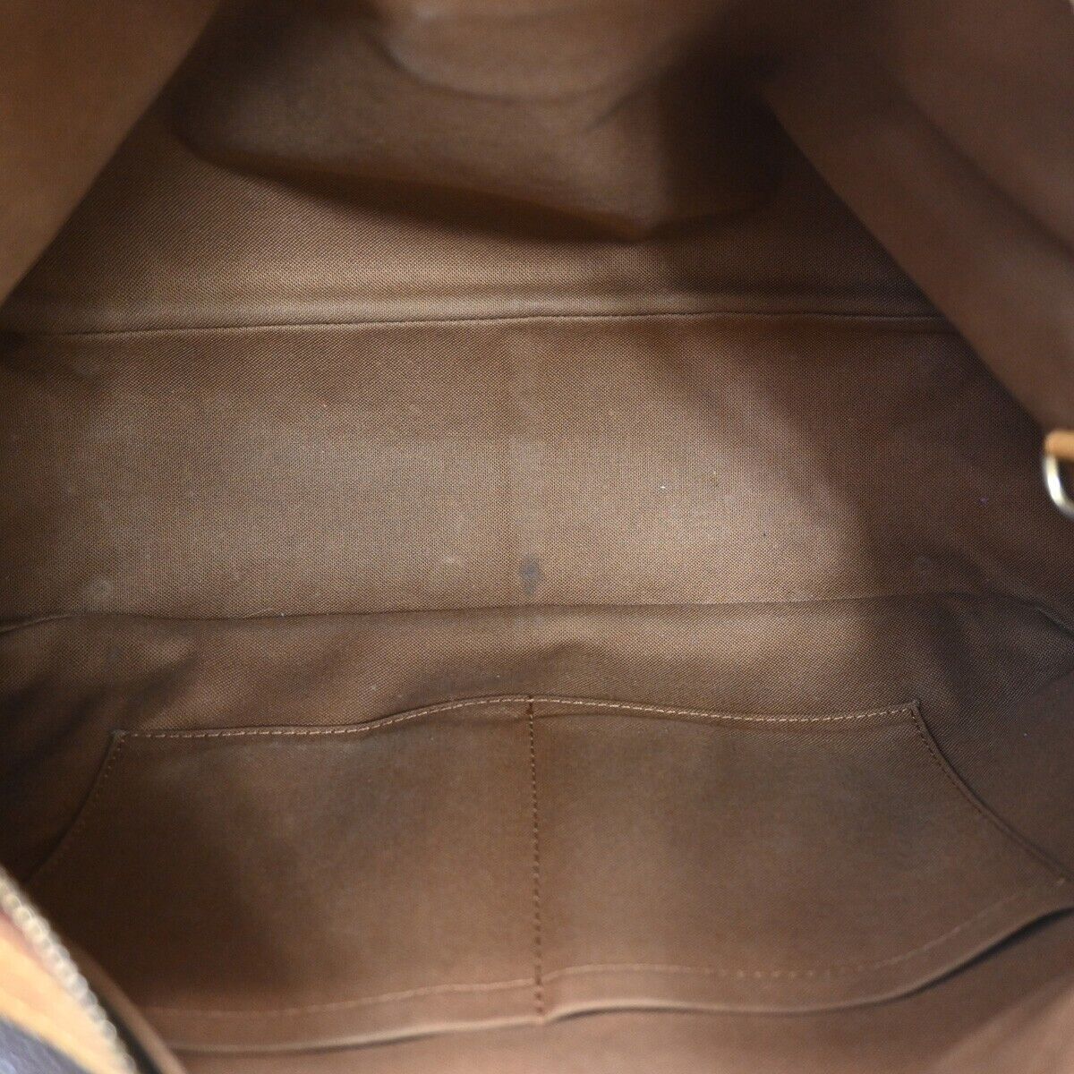 LOUIS VUITTON LV Stresa PM Shoulder Bag Monogram Leather Brown M51186 72SH676