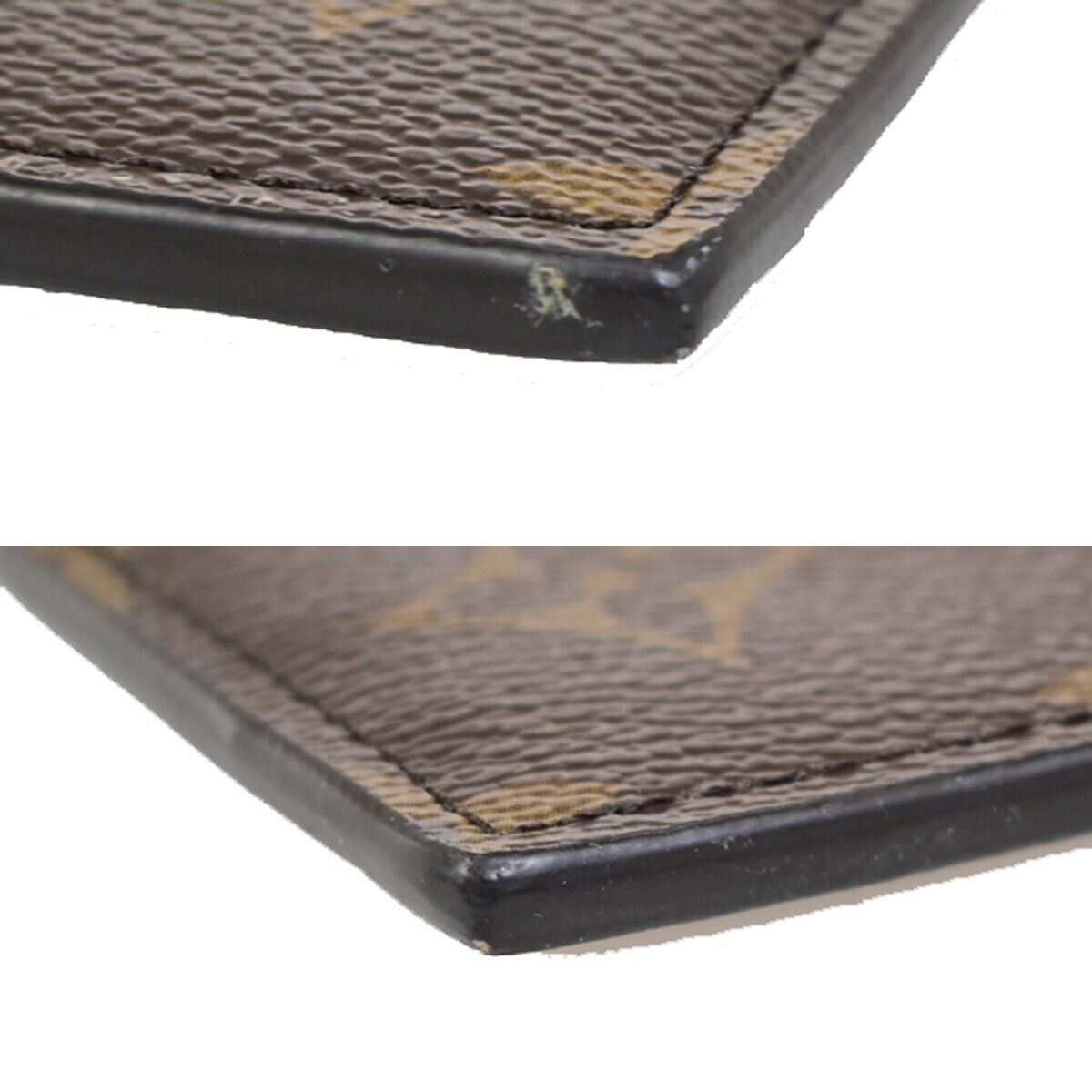 LOUIS VUITTON Slim Purs Long Wallet Monogram Macassar Brown Black M80348 32FB272