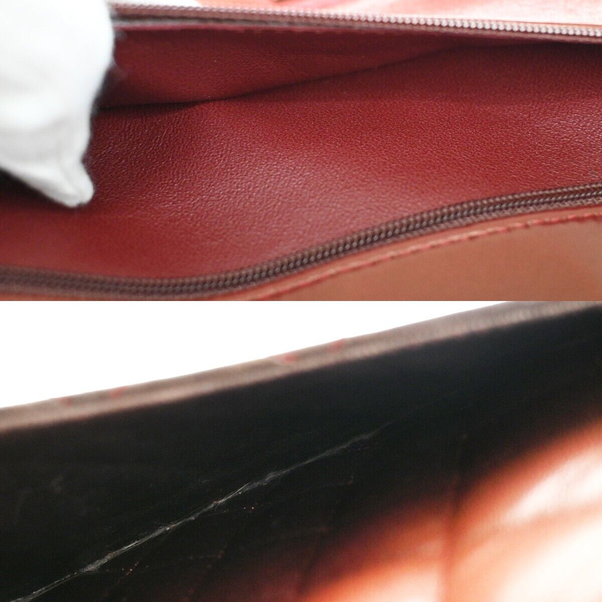 CHANEL CC Matelasse 25 Double Flap Chain Shoulder Bag Leather Gradation 359RJ649