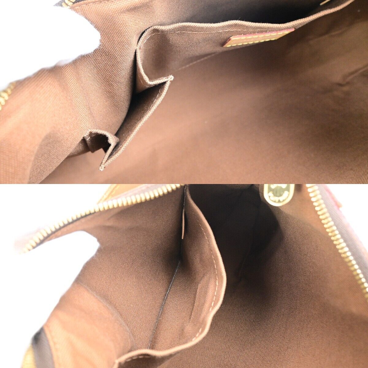 LOUIS VUITTON Thames GM Hobo Shoulder Bag Monogram Leather Brown M56383 667RF199