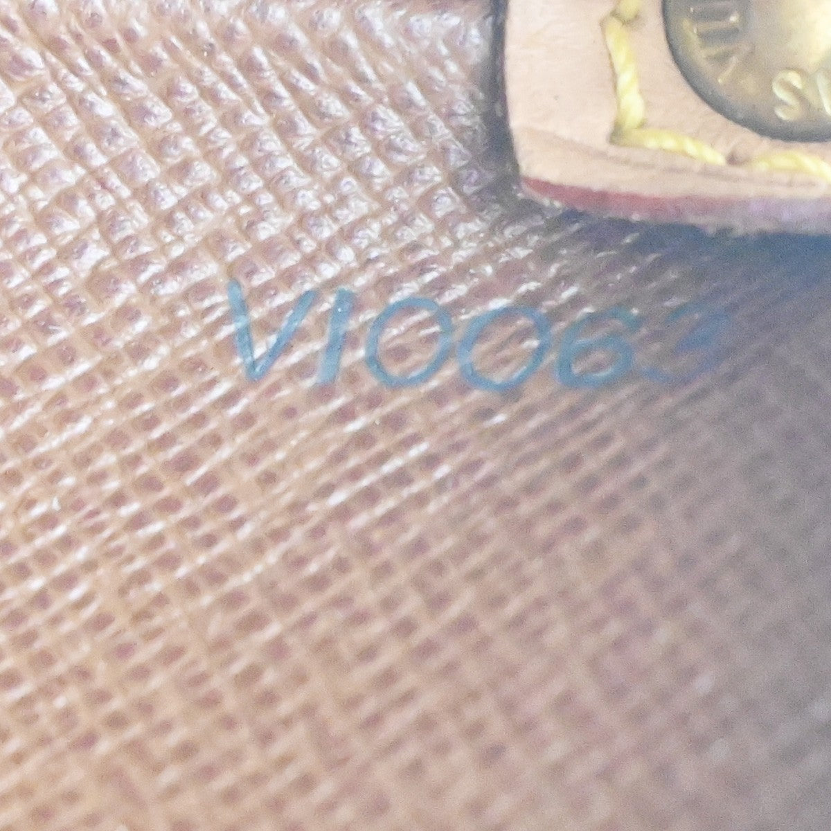 LOUIS VUITTON Logo Drouot Shoulder Bag Monogram Leather Brown M51290 78KC728