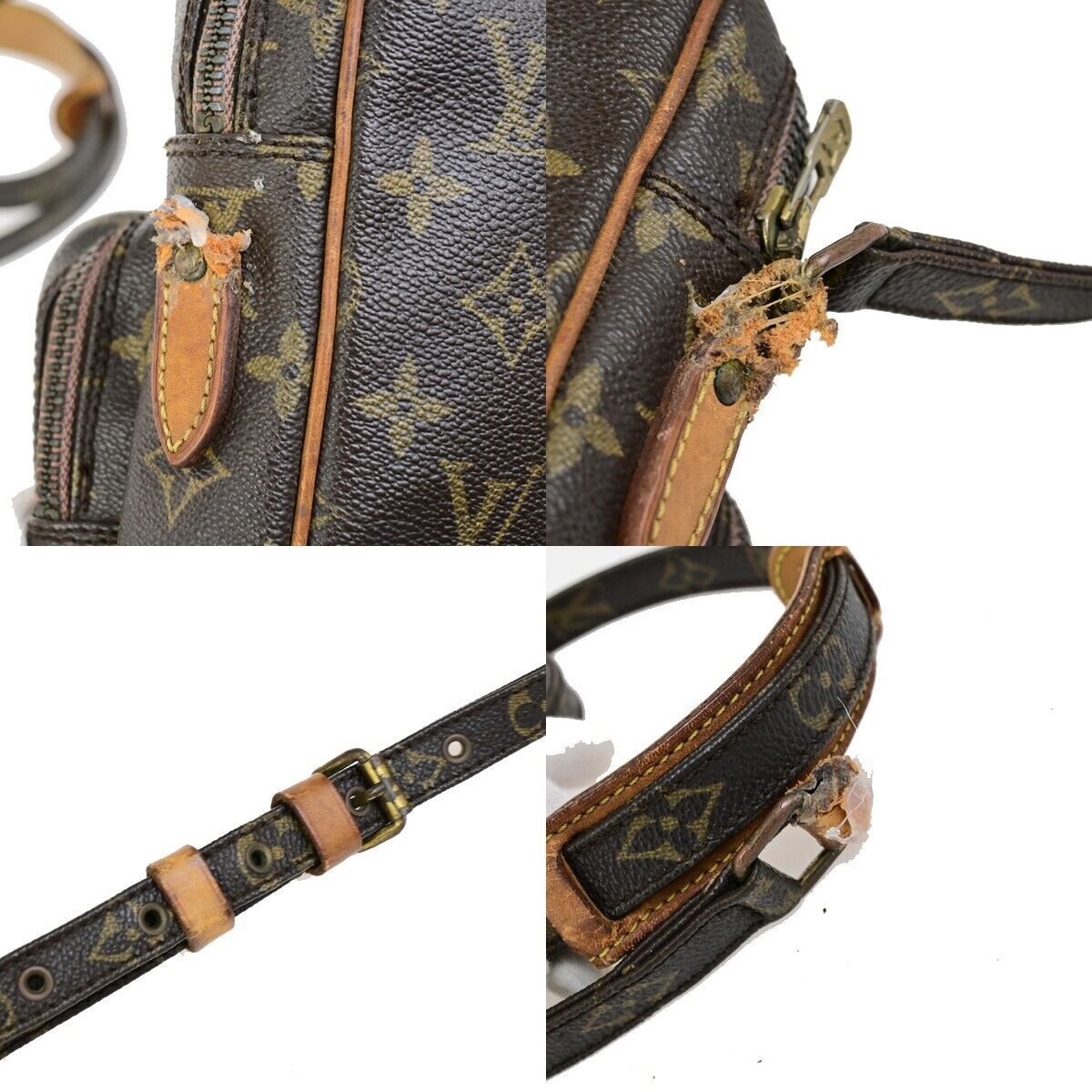 LOUIS VUITTON Amazon Crossbody Shoulder Bag Monogram Leather BN M45236 60ED004