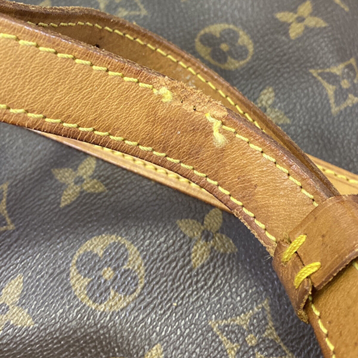 LOUIS VUITTON LV Randonnee PM Shoulder Bag Monogram Leather Brown M42243 31YF430