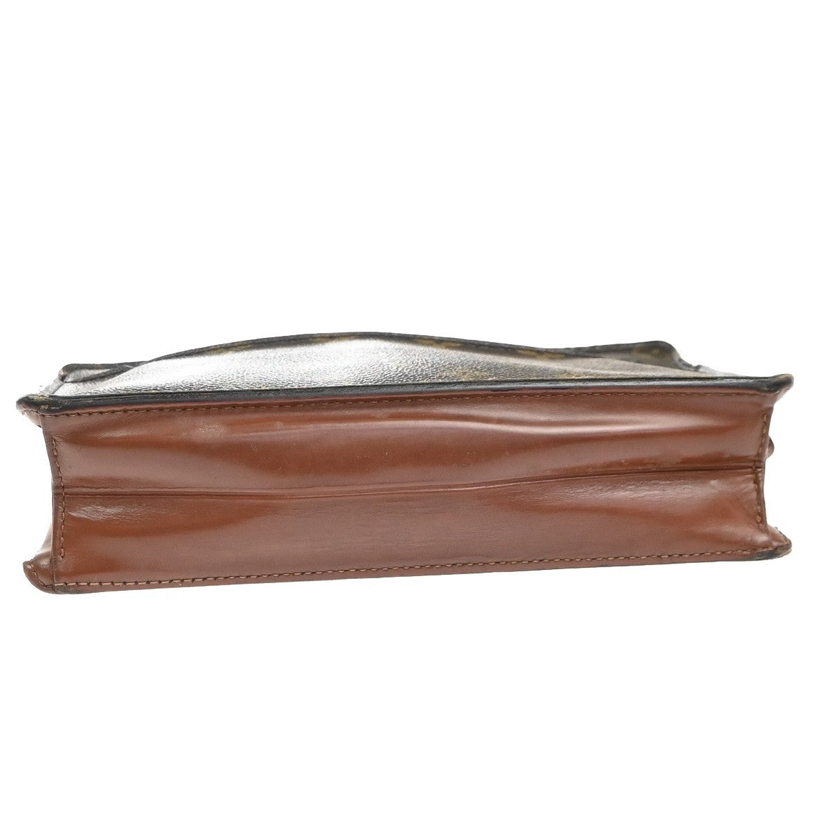 LOUIS VUITTON Pochette Homme Clutch Hand Bag Monogram Leather BN M51795 09MA467