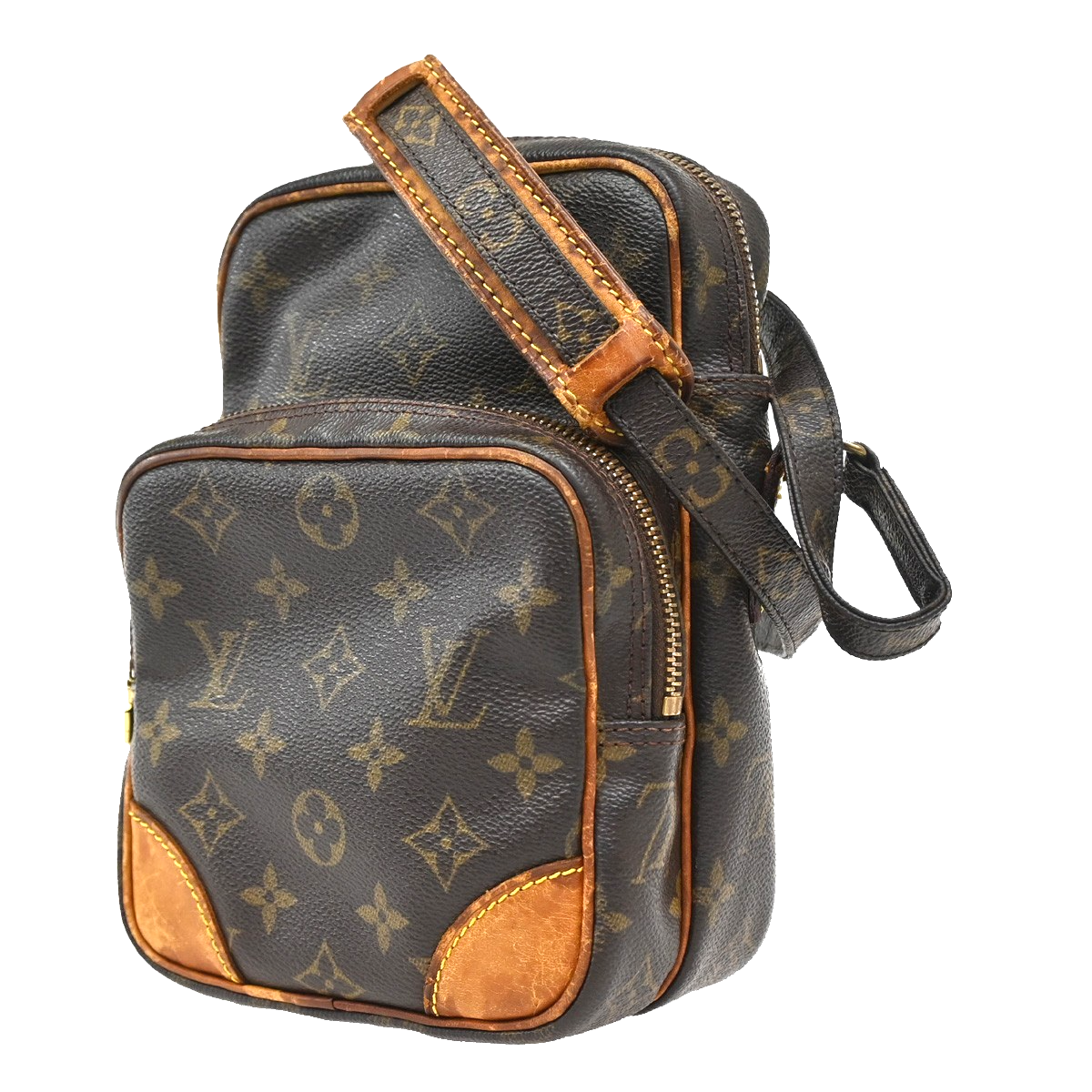 LOUIS VUITTON Amazon Crossbody Shoulder Bag Monogram Leather BN M45236 31KB675