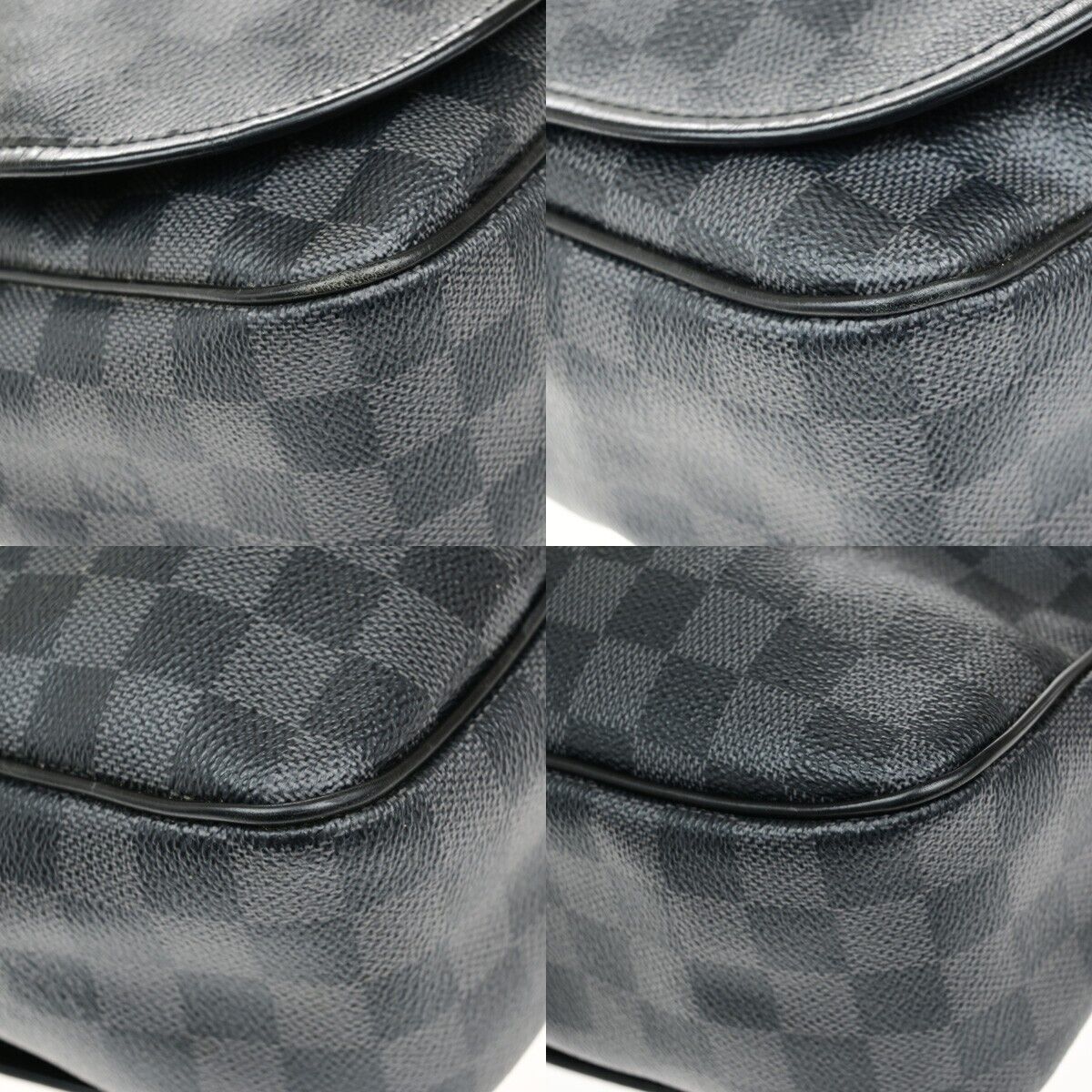 LOUIS VUITTON Daniel GM Crossbody Shoulder Bag Damier Graphite BK N58033 73ED874