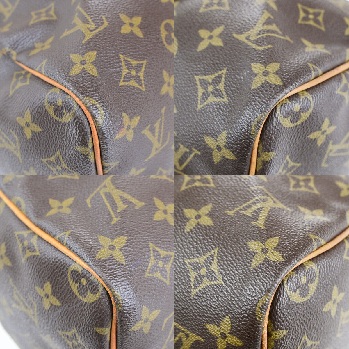 LOUIS VUITTON Speedy 30 Travel Hand Bag Monogram Leather Brown M41526 73SJ490