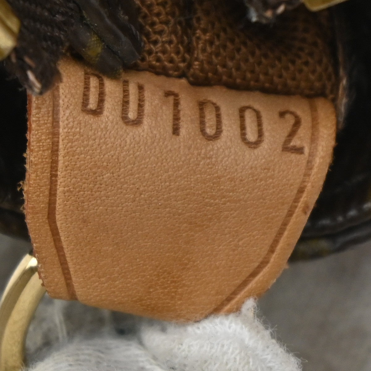 LOUIS VUITTON Cabas Mezzo Shoulder Bag Monogram Leather Brown M51151 10MA146