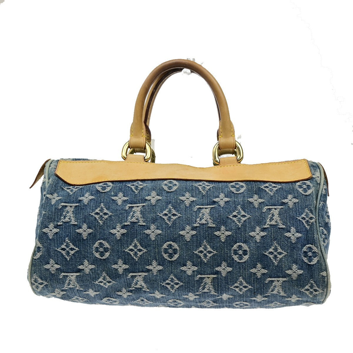 LOUIS VUITTON Neo Speedy Hand Bag Monogram Denim Leather Blue M95019 635RL005