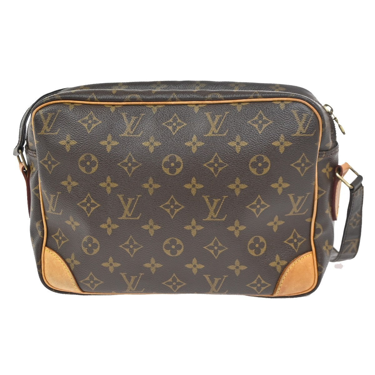 LOUIS VUITTON Nile Crossbody Shoulder Bag Monogram Leather Brown M45244 70KC827