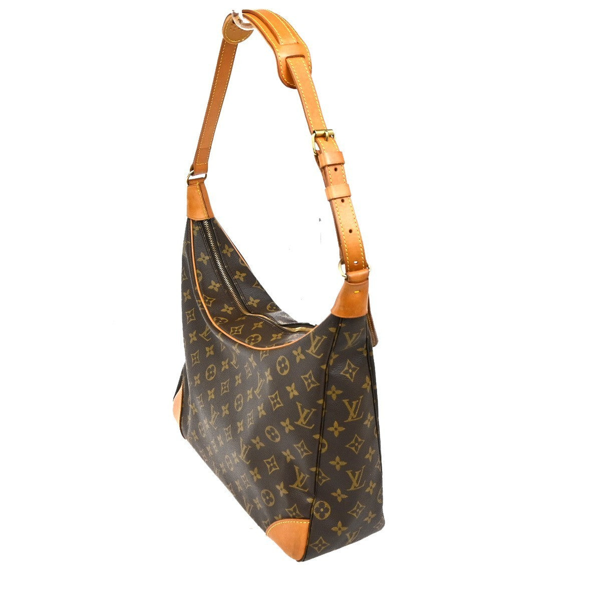 LOUIS VUITTON Boulogne 35 Shoulder Bag Monogram Leather Brown M51260 76TA496