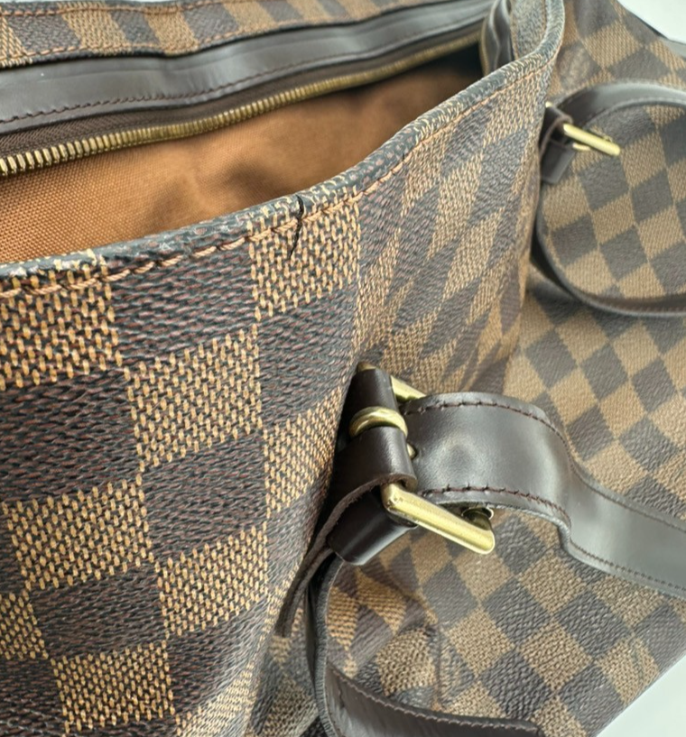 LOUIS VUITTON Chelsea Shoulder Tote Bag Damier Ebene Leather BN N51119 85CA791
