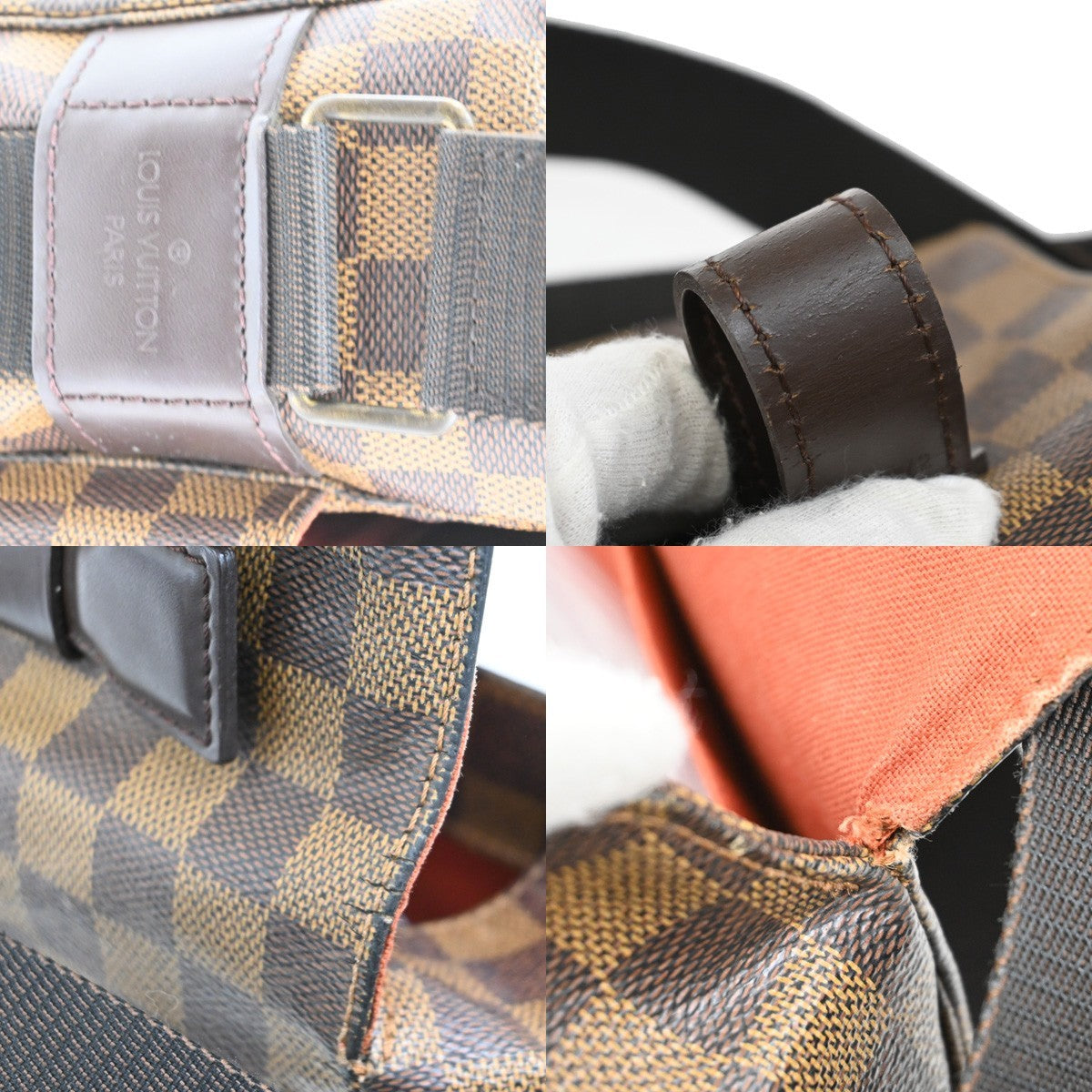 LOUIS VUITTON Broadway Satchel Shoulder Bag Damier Ebene Leather N42270 16TA116