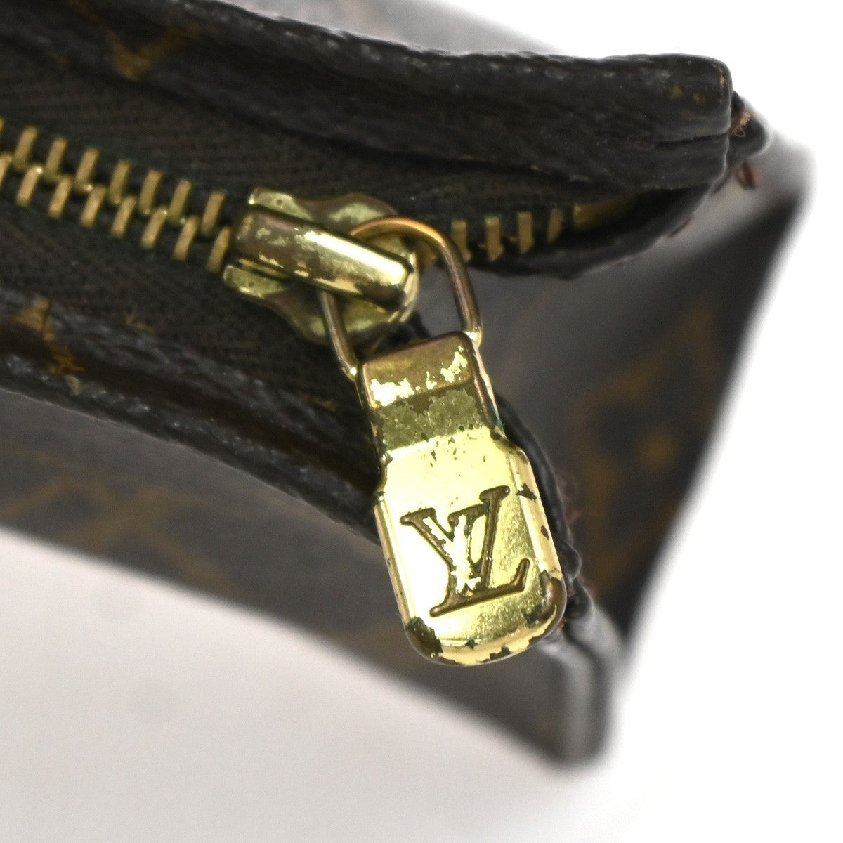LOUIS VUITTON Poche Toilette 15 Clutch Pouch Bag Monogram Leather M47546 09CA899
