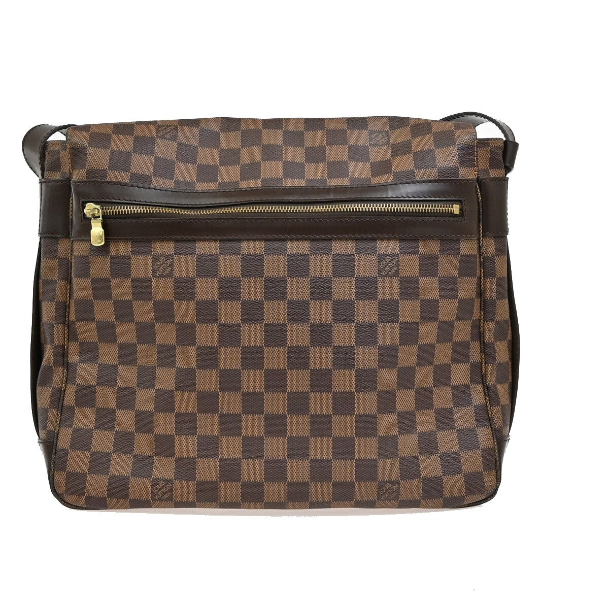 LOUIS VUITTON Bastille Shoulder Bag Damier Ebene Leather Brown N45258 74FB541