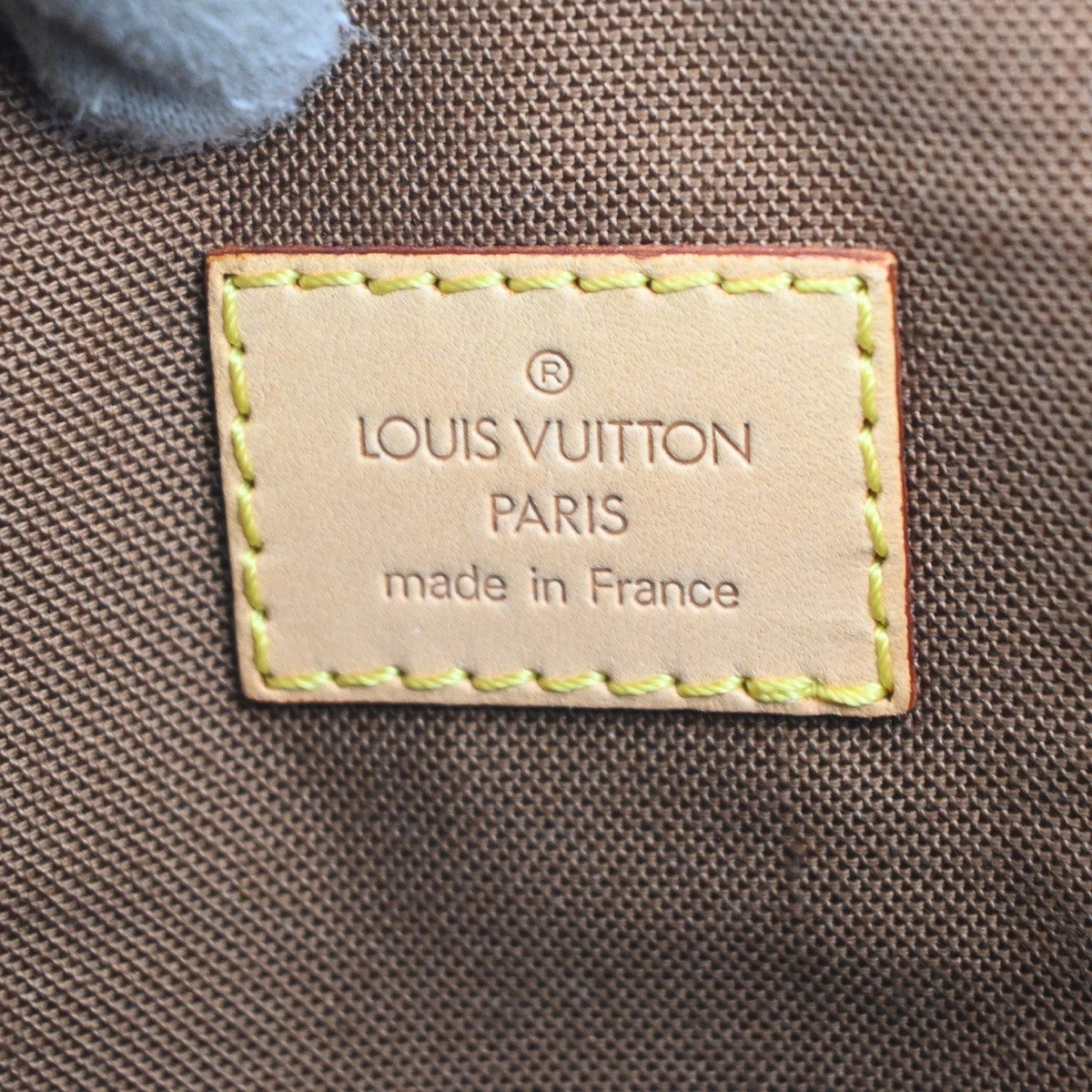 LOUIS VUITTON Batignolles Tote Hand Bag Monogram Leather Brown M51156 96MA205