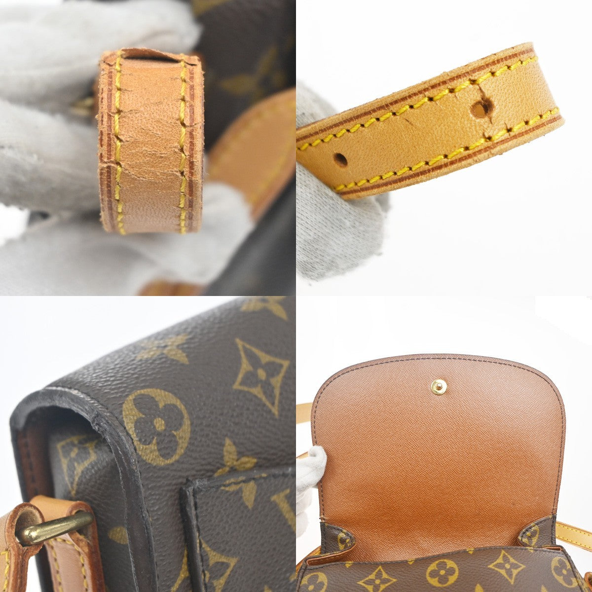 LOUIS VUITTON Saint Cloud MM Shoulder Bag Monogram Leather BN USA M51243 75MA417