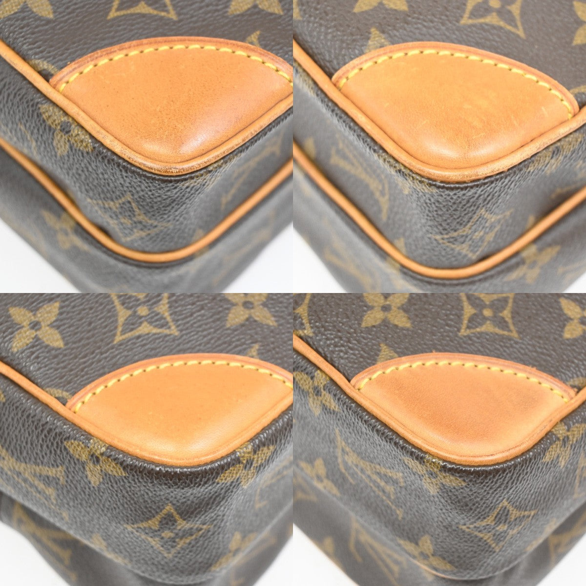 LOUIS VUITTON Amazon Shoulder Bag Monogram Leather Brown M45236 80TA039
