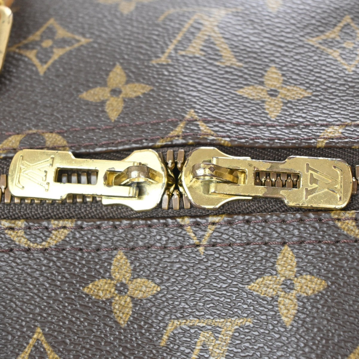 LOUIS VUITTON Keepall 55 Travel Hand Bag Monogram Leather Brown M41424 81PA007