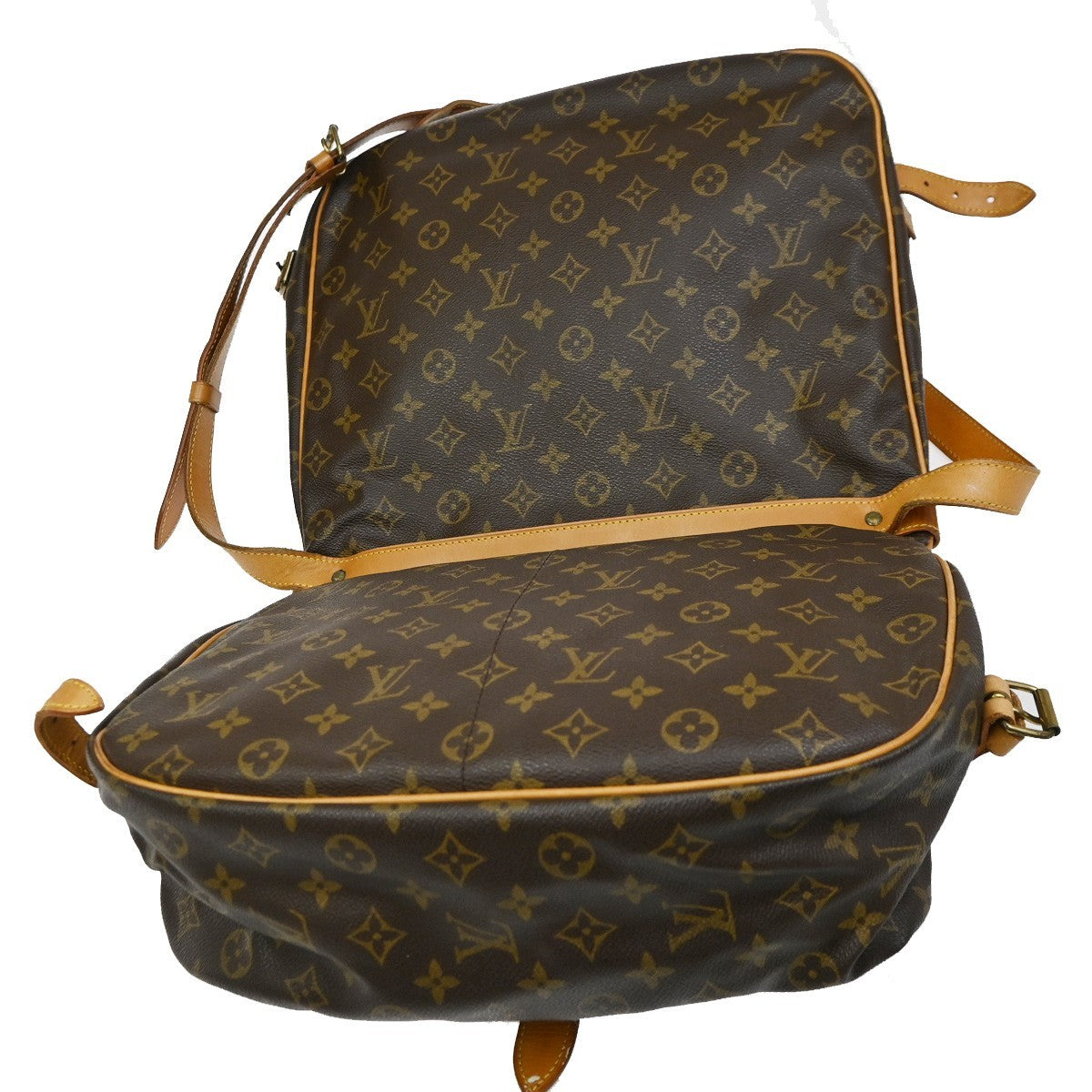 LOUIS VUITTON Saumur 35 Shoulder Bag Monogram Leather BN France M42254 78KC667