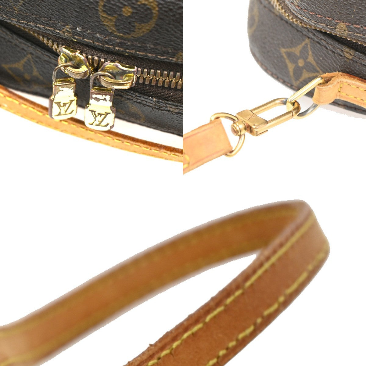 LOUIS VUITTON Spontini 2Way Shoulder Hand Bag Monogram Leather M47500 89CA589